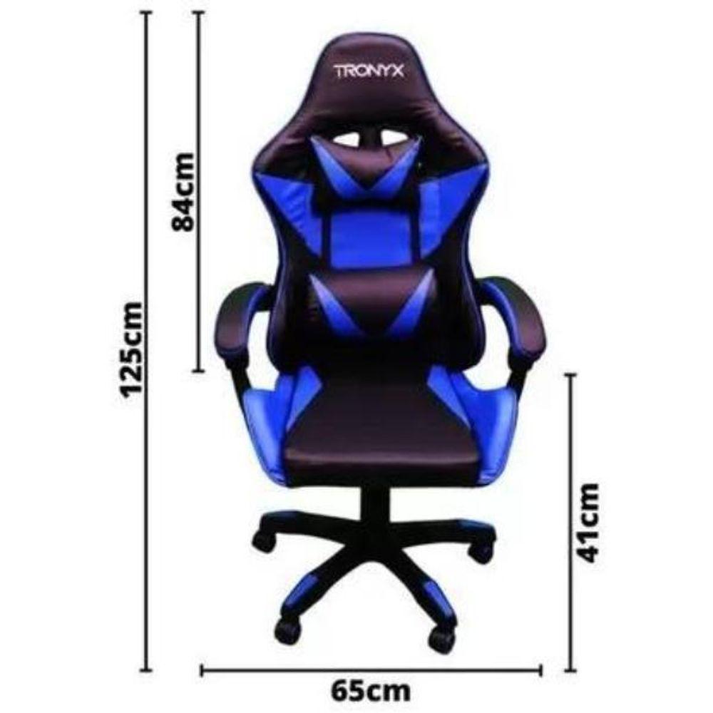 Cadeira Gamer Giratória Apoio Lombar Apoio Braço - 2