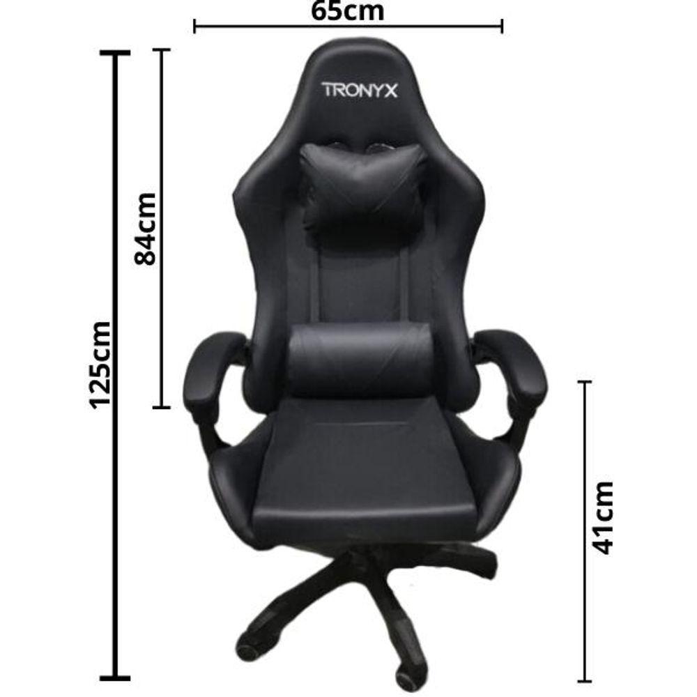 Cadeira Gamer Giratória Apoio Lombar Apoio Braço - 5