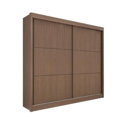 Guarda Roupa Cancun 2 Portas 100%mdf Castanho - Ddoro