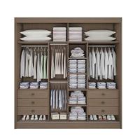 Guarda Roupa Cancun 2 Portas 100%mdf Castanho - Ddoro - 2