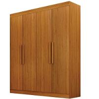 Guarda Roupa Canadá Cinamomo 4 Portas 2 Gavetas Leifer Móveis - 1