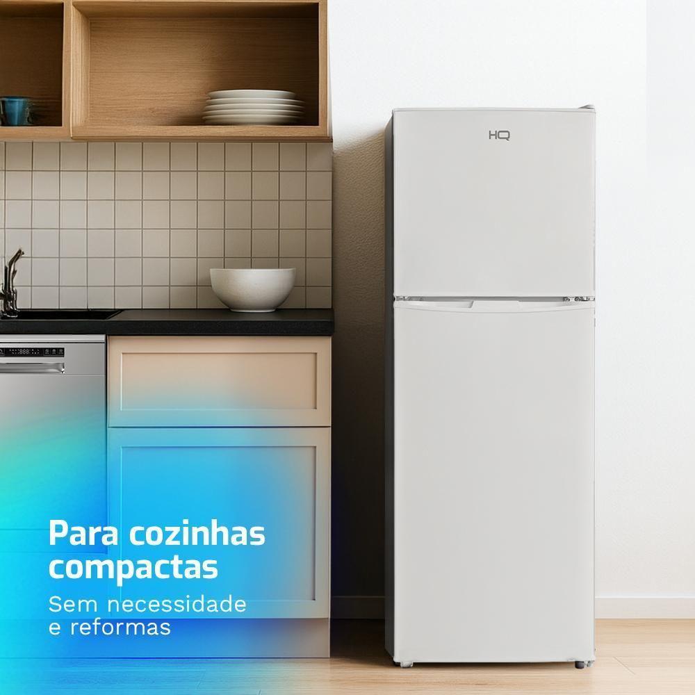 Geladeira Refrigerador Compacto HQ Defrost 150 Litros HQ-150RDF Branco 110V - 6