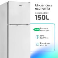 Geladeira Refrigerador Compacto HQ Defrost 150 Litros HQ-150RDF Branco 110V - 5