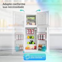 Geladeira Refrigerador Compacto HQ Defrost 150 Litros HQ-150RDF Branco 110V - 7