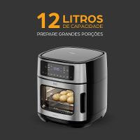 Fritadeira Elétrica WAP Air Fryer Oven Digital 12L 220V - 9