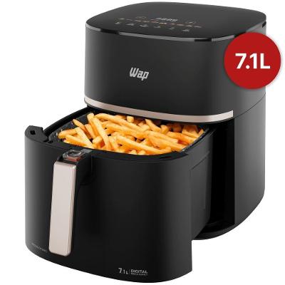 Fritadeira Elétrica Air WAP Mega Family Digital 7 e 1L 1500W Preto 220V