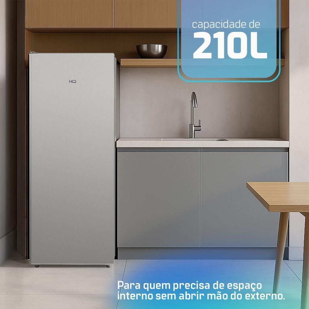 Freezer E Conservador Vertical HQ 210 Litros Cinza HQ-210FV/RDFX 110V - 4