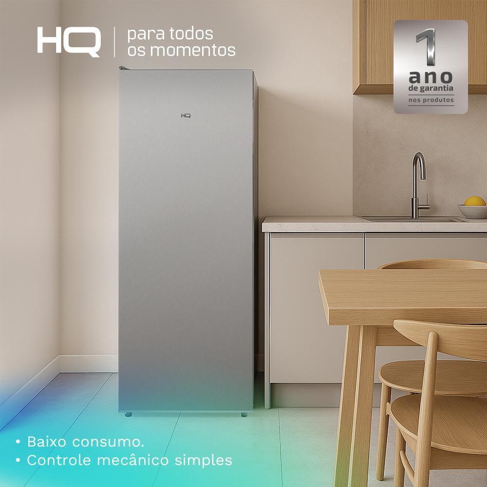 Freezer E Conservador Vertical HQ 210 Litros Cinza HQ-210FV/RDFX 110V - 10