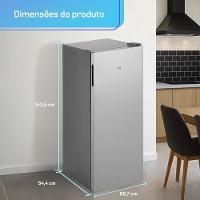 Freezer E Conservador Vertical HQ 210 Litros Cinza HQ-210FV/RDFX 110V - 2
