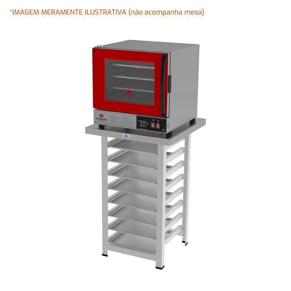 Forno Turbo Prp-004 Plus 110V Vermelho Progás + 8 Assadeiras Cimapi 110V - 7