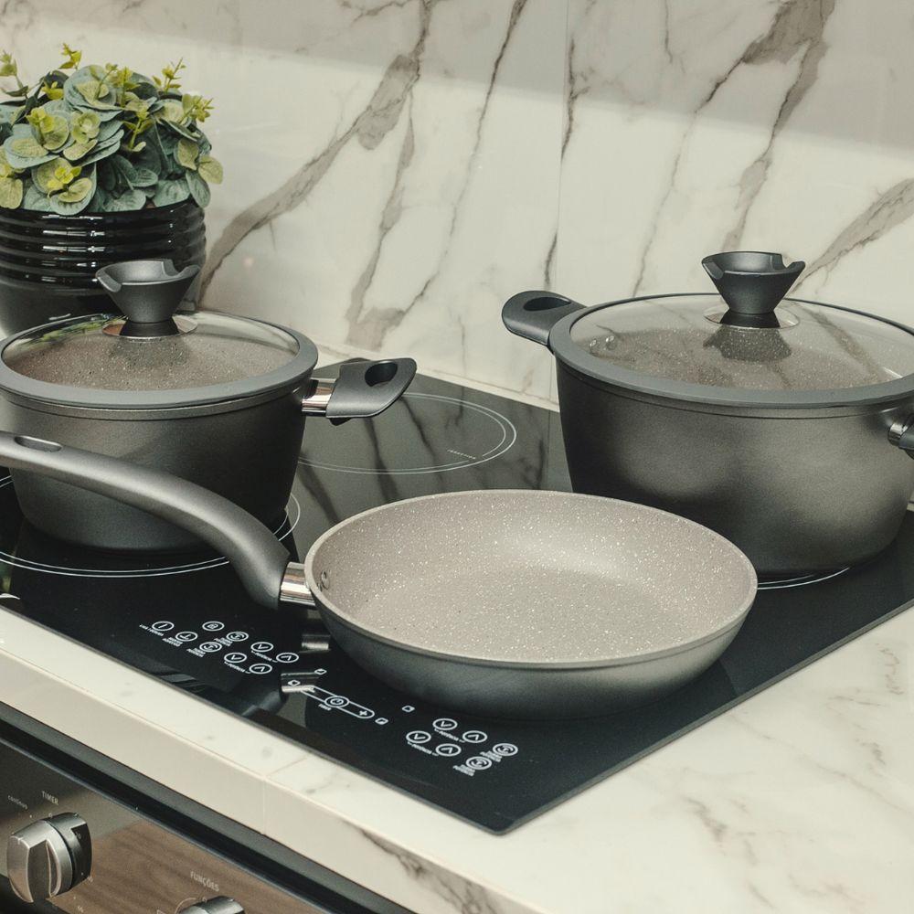 Frigideira De Granito Antiaderente 20cm - Perfeita Para Indução E Todos Os Fogões - 5