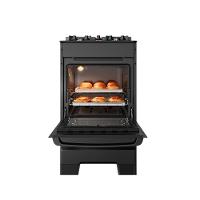 Fogão Esmaltec 4 Bocas Ideal Master Glass Mesa De Vidro Forno 50 Litros Preto T4VFP Bivolt - 8