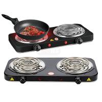 Fogão Elétrico 2 Bocas Portátil 2000w Mini Fogareiro Camping Cozinha Viagem 220v - 1