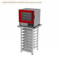 Forno Turbo Prp-004 Plus 220V Vermelho Progás + 8 Assadeiras Cimapi 220V - 5