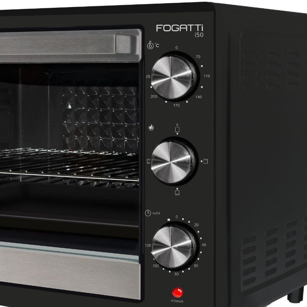 Forno Elétrico I50 Black Bancada 50l 220V Fogatti - 4