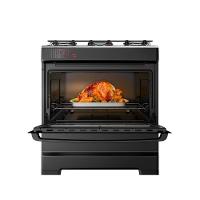 Fogão Esmaltec 5 Bocas Ideal Top Mesa Inox Tampa De Vidro Forno 84 Litros Preto T5IAP Bivolt - 7