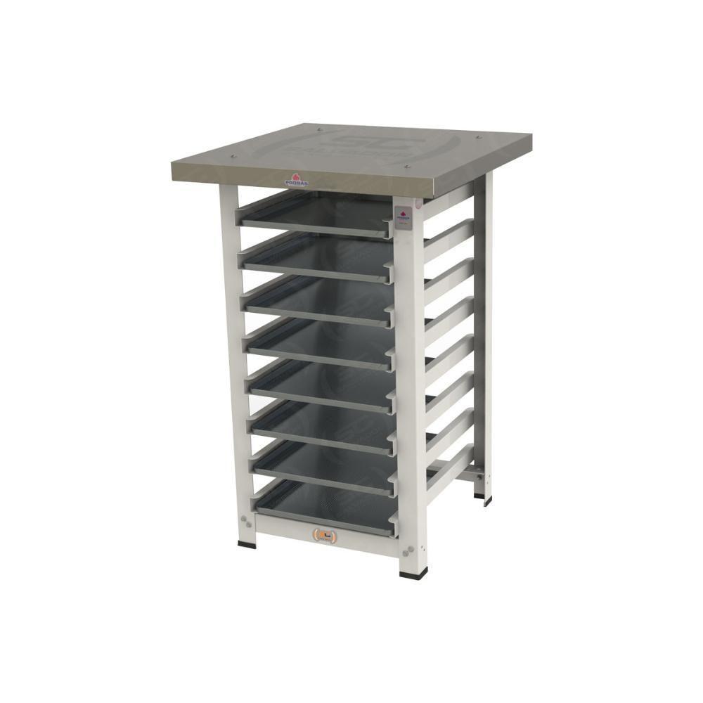 Forno Turbo Prp-004 Plus 110V Vermelho + Bancada Mes-004 Progás + 8 Assadeiras Cimapi 110V - 7