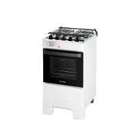 Fogão Esmaltec 4 Bocas Ideal Top Mesa Inox Tampa De Vidro Forno 50 Litros Branco T4IAB Bivolt - 3