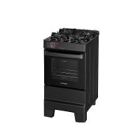 Fogão Esmaltec 4 Bocas Ideal Top Glass Mesa De Vidro Forno 50 Litros Preto T4VAP Bivolt - 3
