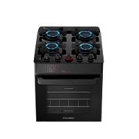 Fogão Esmaltec 4 Bocas Ideal Top Glass Mesa De Vidro Forno 50 Litros Preto T4VAP Bivolt - 5