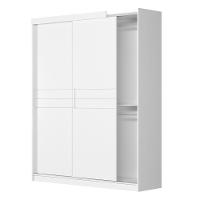Dormitorio Modulado Casal 6 Portas 242x173 Cm Florenca Branco Moval - 10