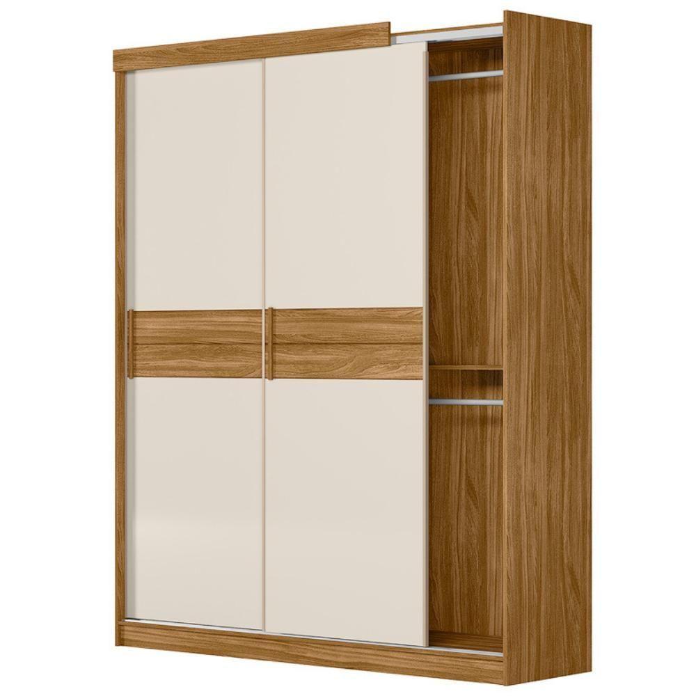 Dormitorio Modulado Casal 6 Portas 242x173 Cm Florenca Freijo Off White Moval - 10