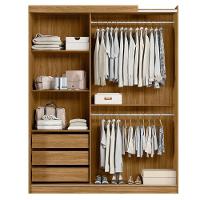 Dormitorio Modulado Casal 6 Portas 242x173 Cm Florenca Freijo Off White Moval - 8