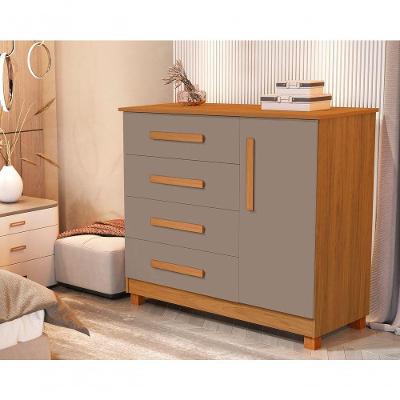 Cômoda Quarto Grécia Com 4 Gavetas E Sapateira Organização Com Elegância