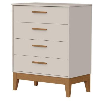 Cômoda Gaveteiro Infantil Flip Areia Acetinado - Reller