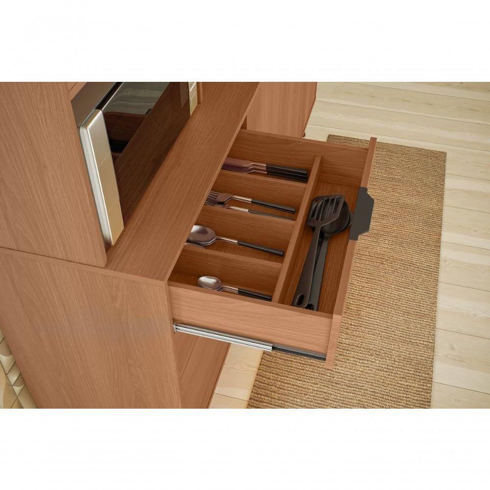 Cozinha Praga 7 Portas 3 Gaveteiros Com Espaço Para Microondas E Vinhos - Jequitiba - 2