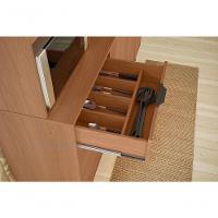 Cozinha Praga 7 Portas 3 Gaveteiros Com Espaço Para Microondas E Vinhos - Jequitiba - 2