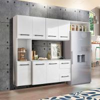 Cozinha Suspensa Completa 1,80m Juliete 7 Portas 2 Gavetas Branco - 1