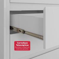 Cômoda 8 Gavetas Easy Like Branco - 5