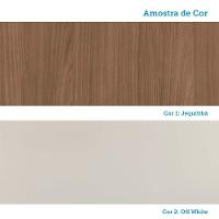 Guarda-roupa 171cm 3 Portas Com Espelho França Santos Andirá Jequitiba/off White - 10