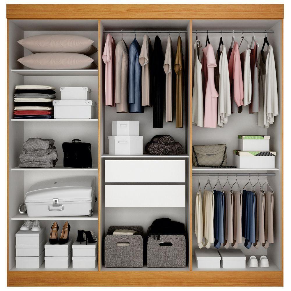 Guarda Roupa Delta Cinamomo 6 Portas 2 Gavetas Leifer Móveis - 4