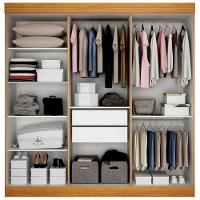 Guarda Roupa Delta Cinamomo 6 Portas 2 Gavetas Leifer Móveis