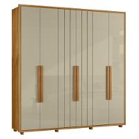 Guarda Roupa Casal Veronese Ripado 6 Portas Cumaru/opala - Madetec Cumaru/opala - 1