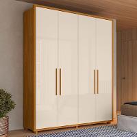 Guarda Roupa Casal Greco 4 Portas Cinamomo/off White - Madetec Cinamomo/off White - 2