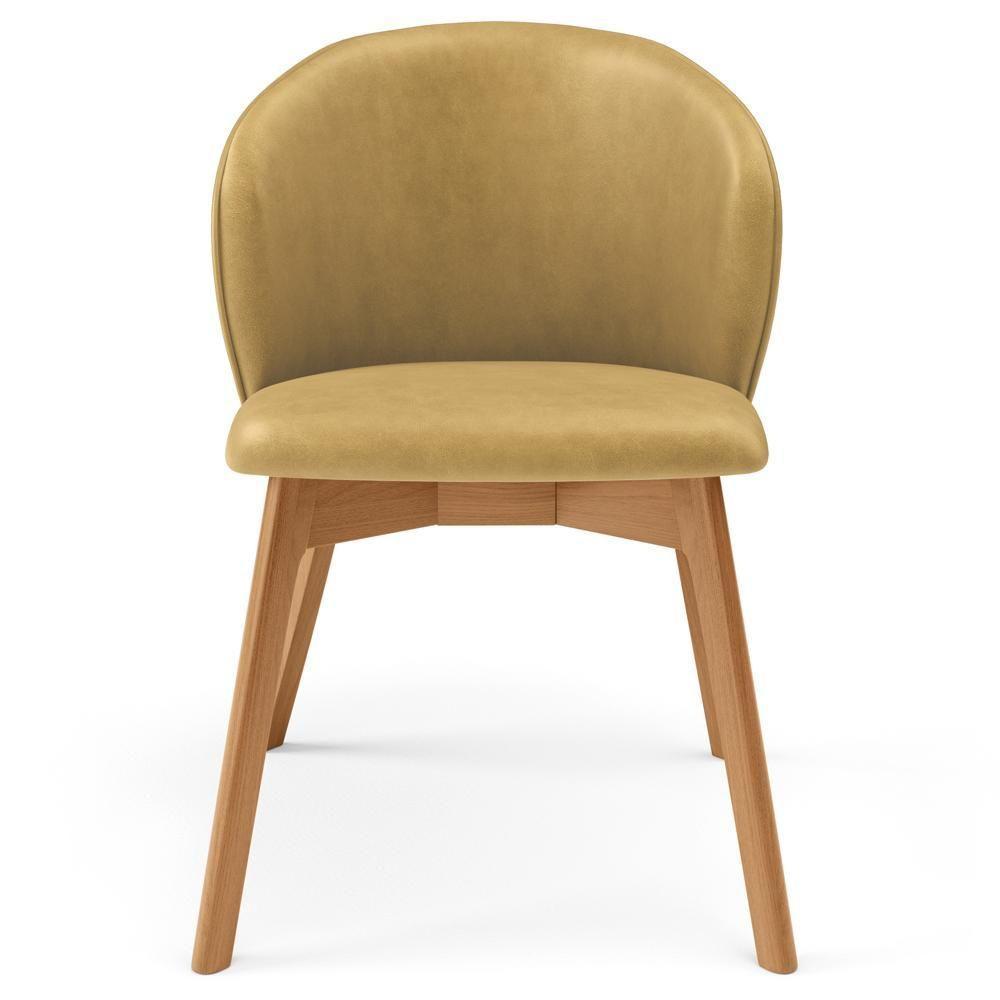 Kit 06 Cadeiras De Jantar E Estar Living Estofada Mia L02 Couríssimo Fendi - Lyam Decor - 3