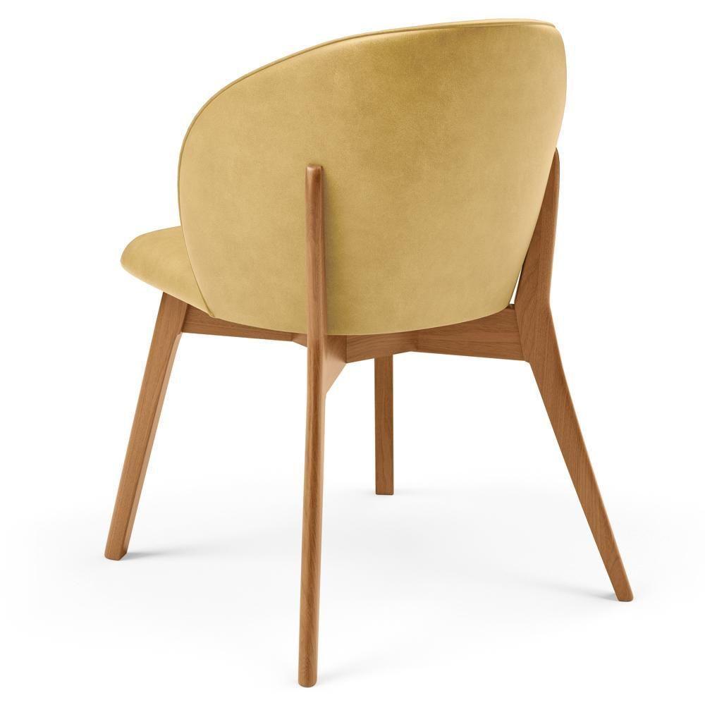 Kit 06 Cadeiras De Jantar E Estar Living Estofada Mia L02 Couríssimo Fendi - Lyam Decor - 7