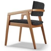 Kit 04 Cadeiras Para Sala De Jantar Estar Living Giorgia L02 Linho Chumbo - Lyam Decor - 7