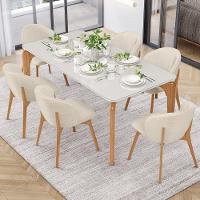 Kit 02 Cadeiras De Jantar E Estar Living Estofada Mia L02 Linho Palha - Lyam Decor - 2