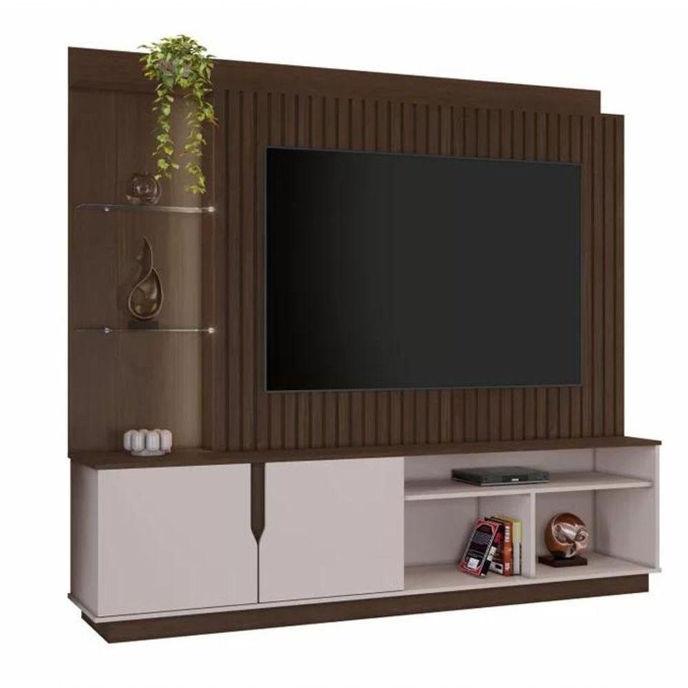 Home Amparo Para Tv Até 60 Jcm Movelaria - Café Soft-off - 2