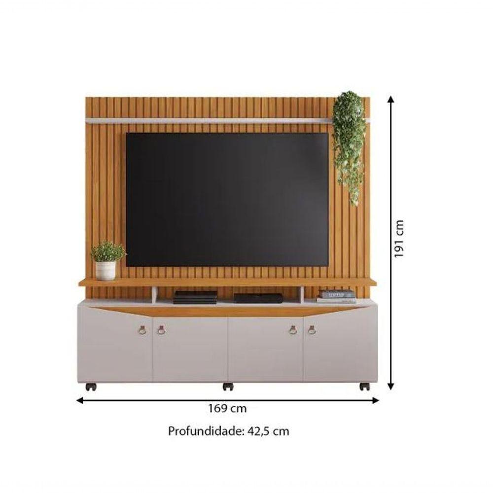 Home Para Tv Até 65 Conceito Jcm Movelaria - Cinamomo-off - 3