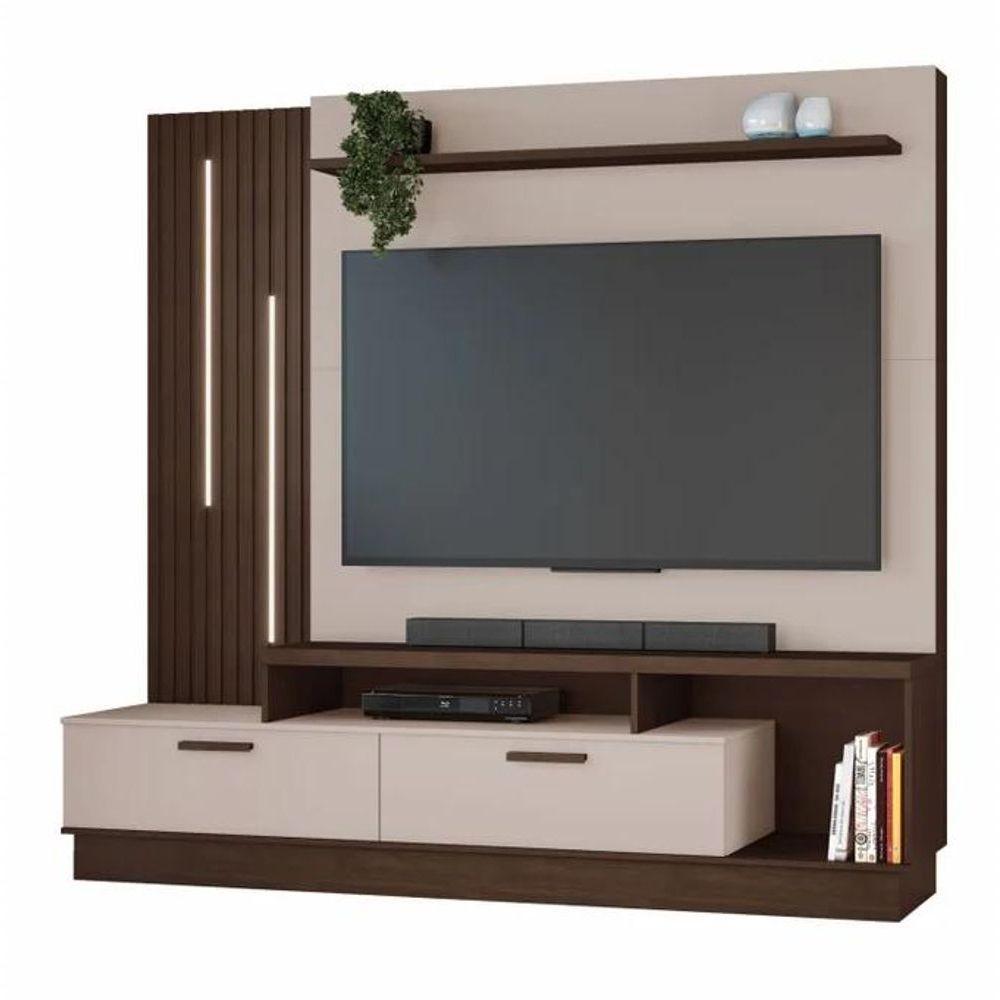 Home Para Tv Até 65 Despertar Jcm Movelaria - Café Soft-off - 2