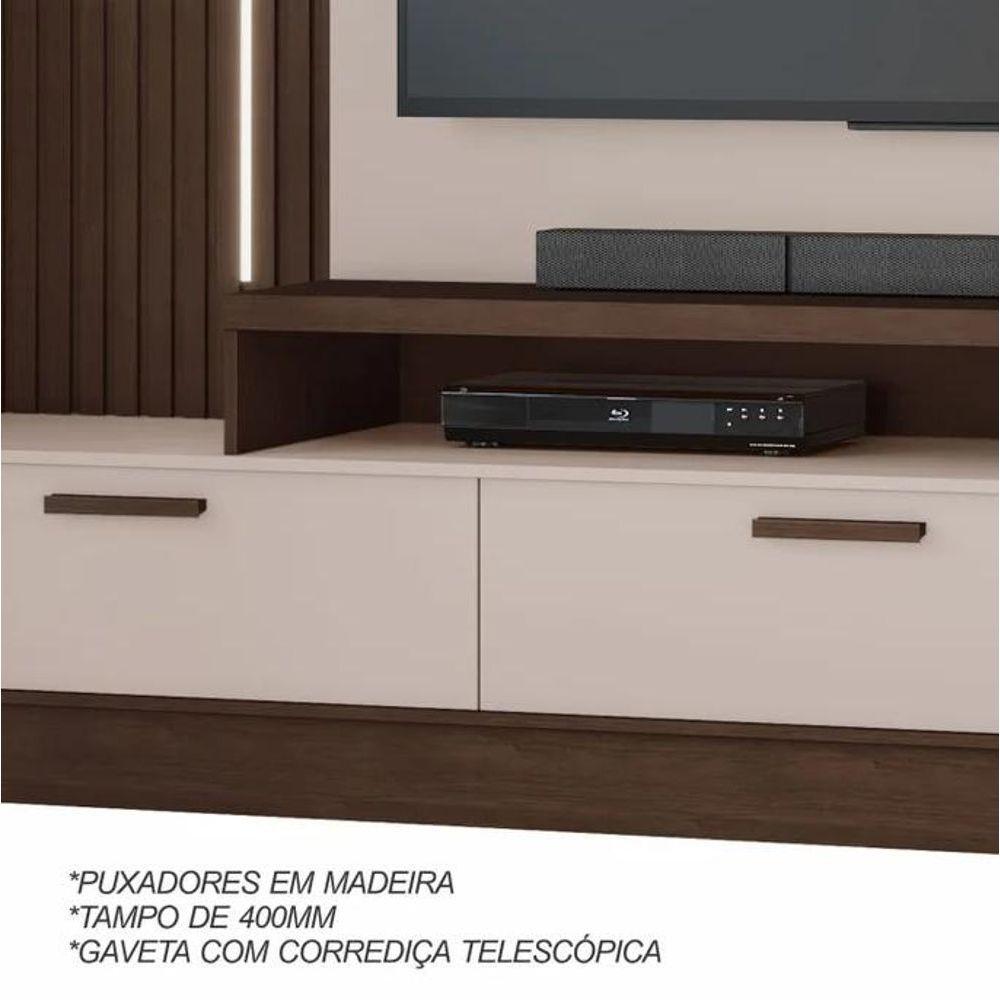 Home Para Tv Até 65 Despertar Jcm Movelaria - Café Soft-off - 4