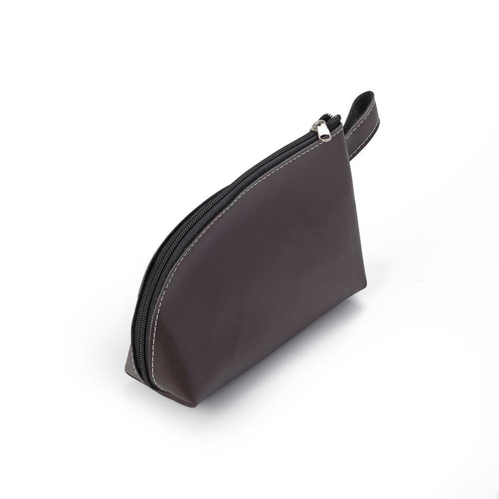 Necessaire Luxo Em Couro Sintético Com Alça Prática Para Beleza E Viagens - 2