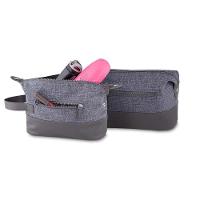 Necessaire Elegante Com Bolsos Laterais - Praticidade Em Cinza All Gray - 1