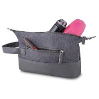 Necessaire Elegante Com Bolsos Laterais - Praticidade Em Cinza All Gray - 3