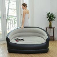 Mini Sofá 2 Lugares Inflável Portátil Macio E Prático - 5